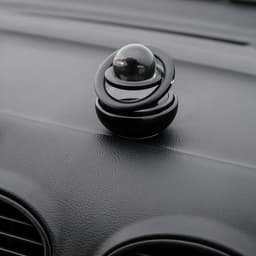 Ароматизатор на панель «Гравитационные кольца» черный