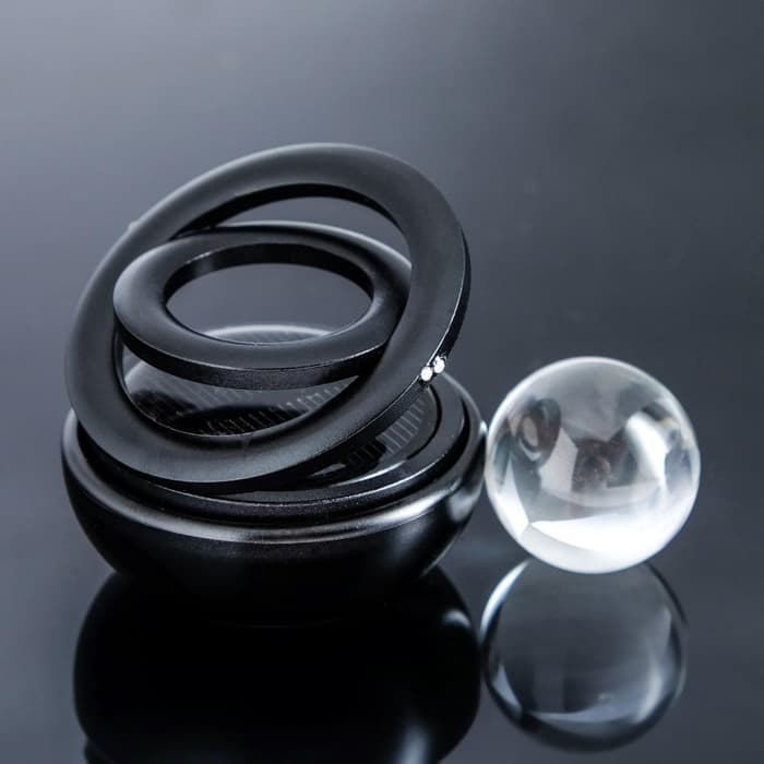 Ароматизатор на панель «Гравитационные кольца» черный