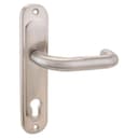 Комплект ручек «Крит» Р85-5859У-Хш 9×9 мм д/противопожарной двери, цвет полированный хром