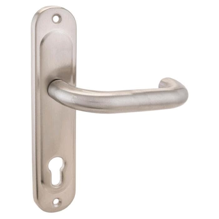 Комплект ручек «Крит» Р85-5859У-Хш 9×9 мм д/противопожарной двери, цвет полированный хром