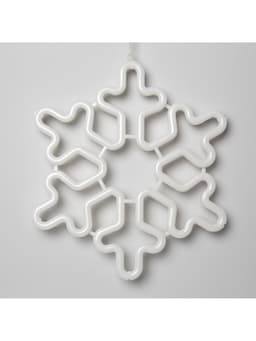 Светодиодная фигура «Снежинка» 30 см, пластик, 220 В, свечение мульти