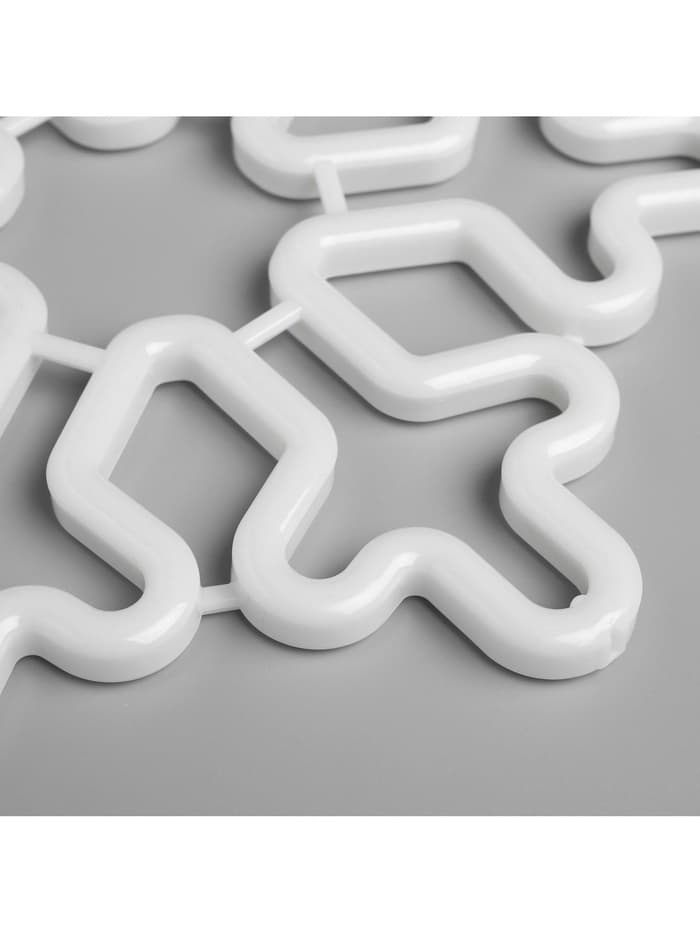 Светодиодная фигура «Снежинка» 30 см, пластик, 220 В, свечение мульти