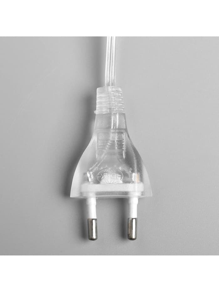 Светодиодная фигура «Снежинка» 30 см, пластик, 220 В, свечение мульти