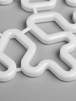 Светодиодная фигура «Снежинка» 30 см, пластик, 220 В, свечение тёплое белое