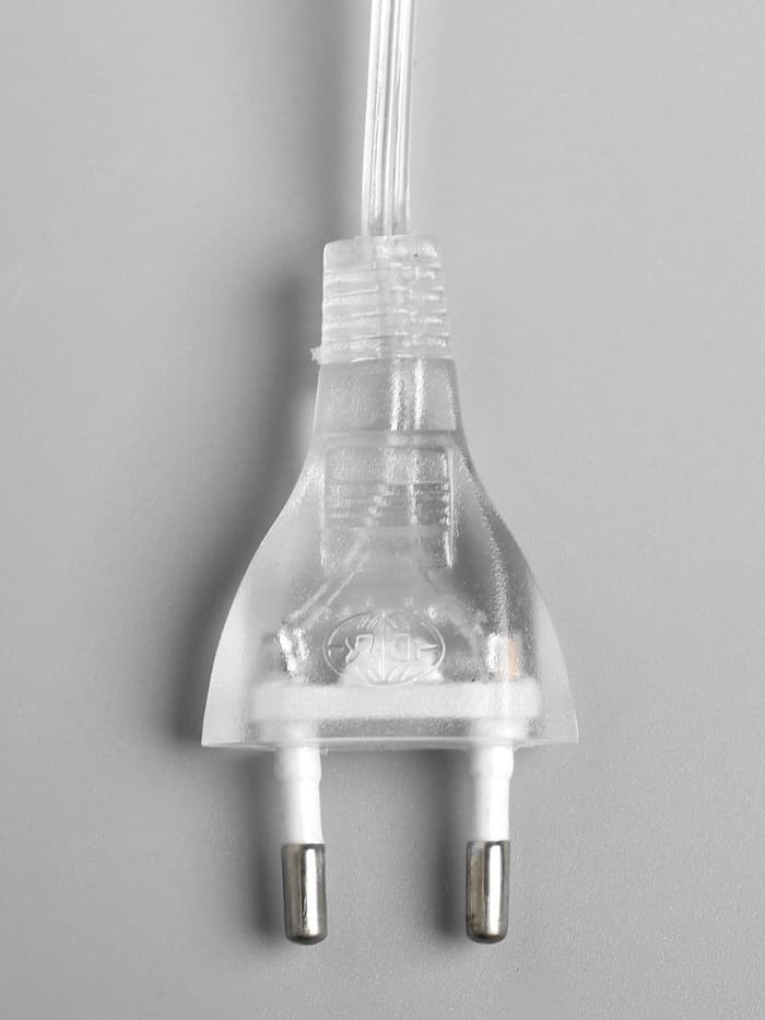 Светодиодная фигура «Снежинка» 30 см, пластик, 220 В, свечение тёплое белое