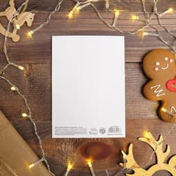 Открытка С Новым годом на акварельном картоне «Счастливых дней», тиснение, 11.5×16 см