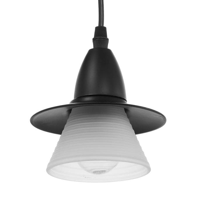 Светильник ЭкономСвет 36081/3 3×40 Вт Е27 черный 33×33×75 см