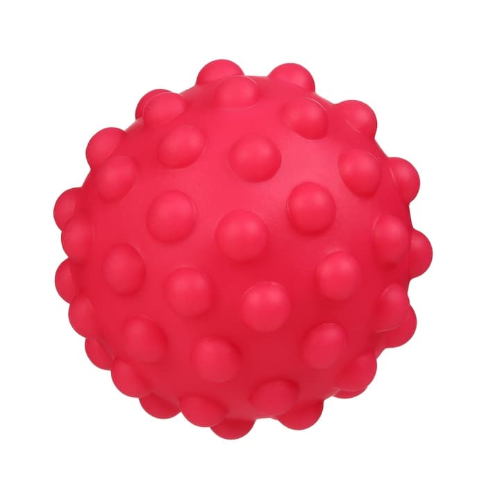 Тактильные мячики с пищалкой «Голубая ёлочка», 6 шт., Крошка Я