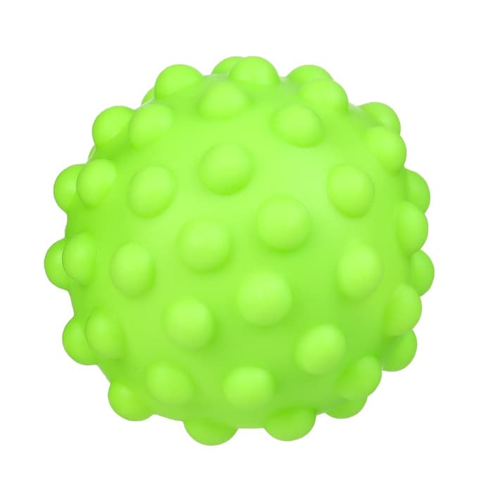 Тактильные мячики с пищалкой «Голубая ёлочка», 6 шт., Крошка Я