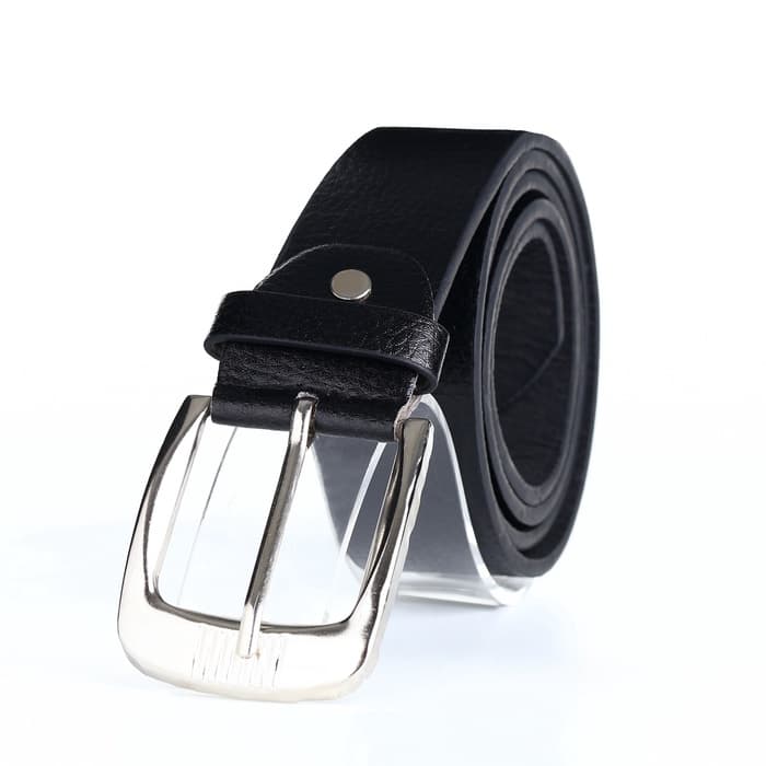 Ремень мужской, ширина 3.6 см, винт, пряжка металл, чёрный