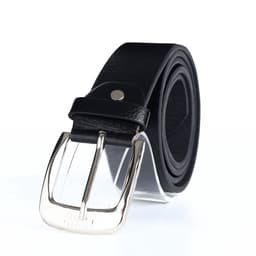 Ремень мужской, ширина 3.6 см, винт, пряжка металл, чёрный