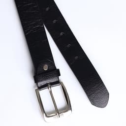 Ремень мужской, ширина 3.6 см, винт, пряжка металл, чёрный