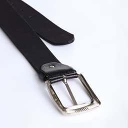 Ремень мужской, ширина 3.6 см, винт, пряжка металл, чёрный