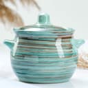 Горшочек для запекания Борисовская керамика «Скандинавия», 650 мл, 12.5×11.5 см, голубой