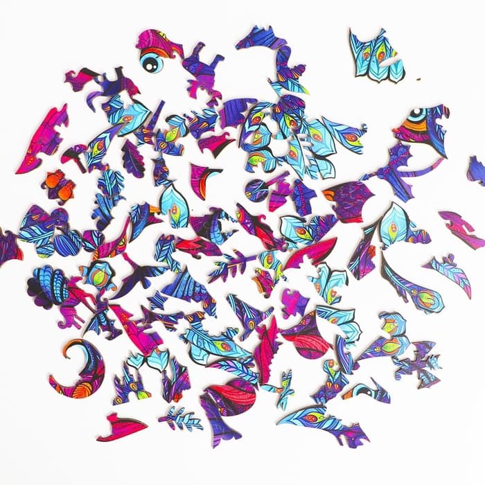 Пазл деревянный фигурный Puzzle «Сказочная сова», 87 элементов