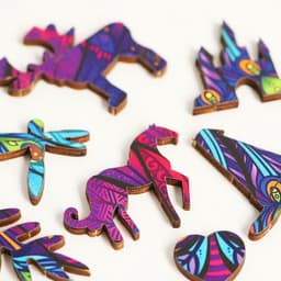 Пазл деревянный фигурный Puzzle «Сказочная сова», 87 элементов