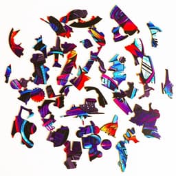 Пазл деревянный фигурный Puzzle «Огненная гонка», 63 элементов