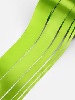 Атласная лента, набор 5 шт., 6/10/20/40/50 мм, 23±1 м, светло-зелёная №184