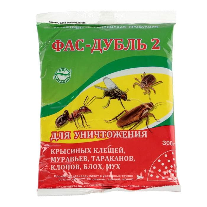 Средство от насекомых «Фас-дубль 2», 300 г