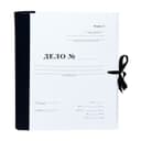 Папка архивная для переплета Calligrata «Форма 21», с гребешками, 4 отверстия, с 2 завязками, 50 мм