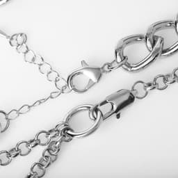 Кулон на цепочке «Бабочка», цвет серебро, 52 см