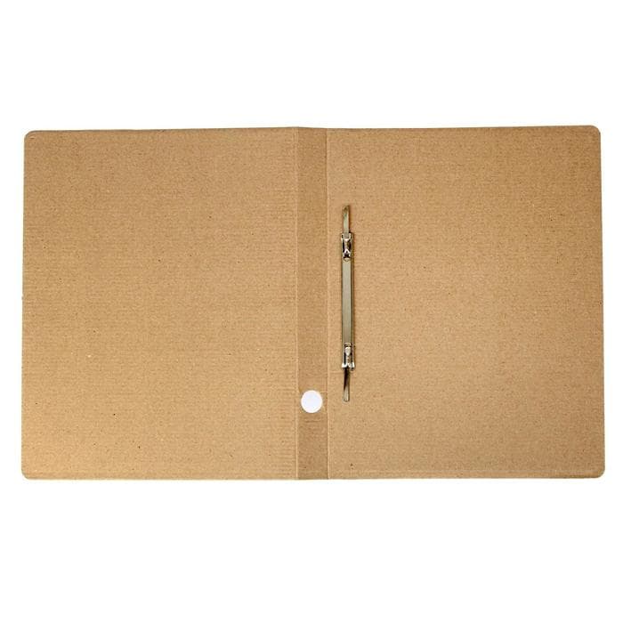 Скоросшиватель А4, Calligrata, микрогофрокартон, белый, до 300 листов, ширина корешка 30 мм