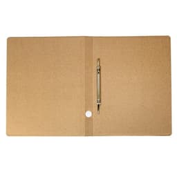 Скоросшиватель А4, Calligrata, микрогофрокартон, белый, до 300 листов, ширина корешка 30 мм