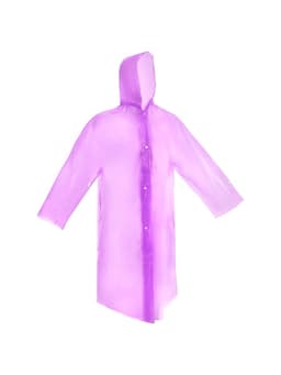 Дождевик - плащ, взрослый, размер 48-50, PE 100 г, синий