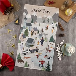 Полотенце кухонное новогоднее «Этель» Snow day, 40×73 см, 100% хлопок, саржа 190 г/м²