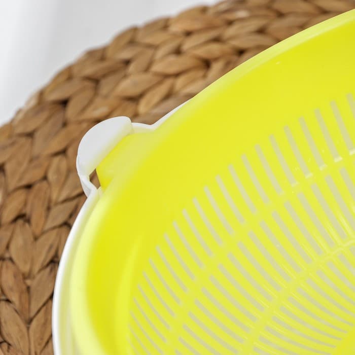 Дуршлаг с поддоном Альтернатива, 3 л, d=25 см, h=11.5 см, пластик, МИКС