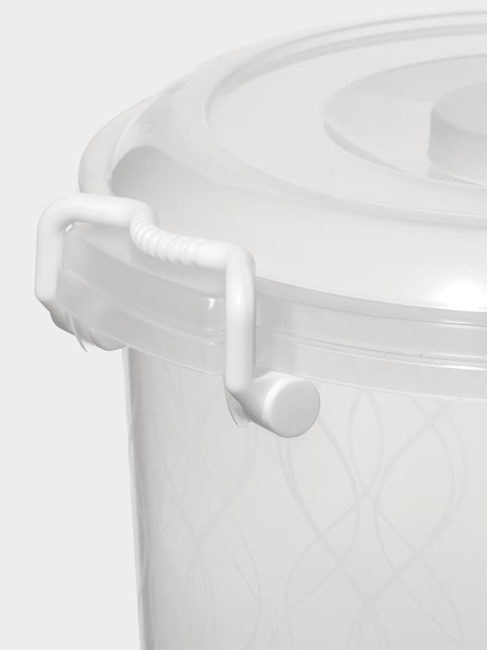 Контейнер пищевой Альтернатива, 5 л, пластик, прозрачный, ручки МИКС