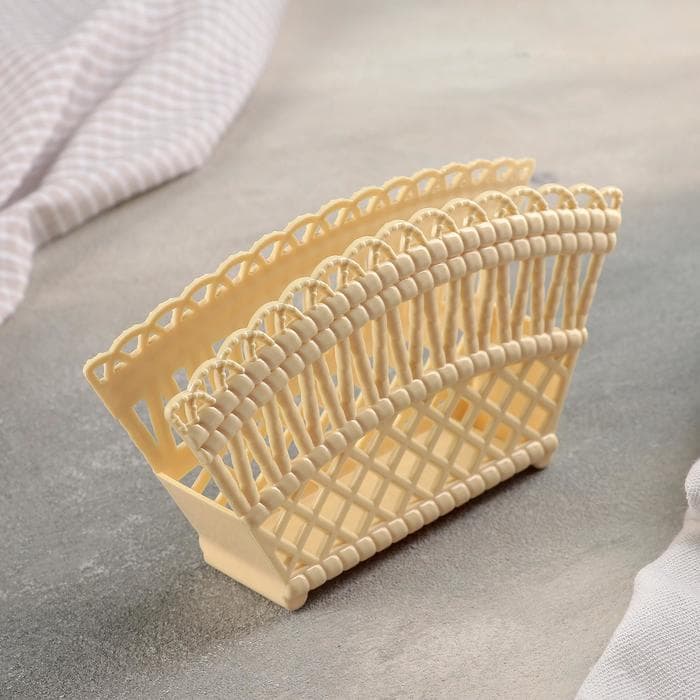 Салфетница Альтернатива «Семь злаков», пластик, МИКС