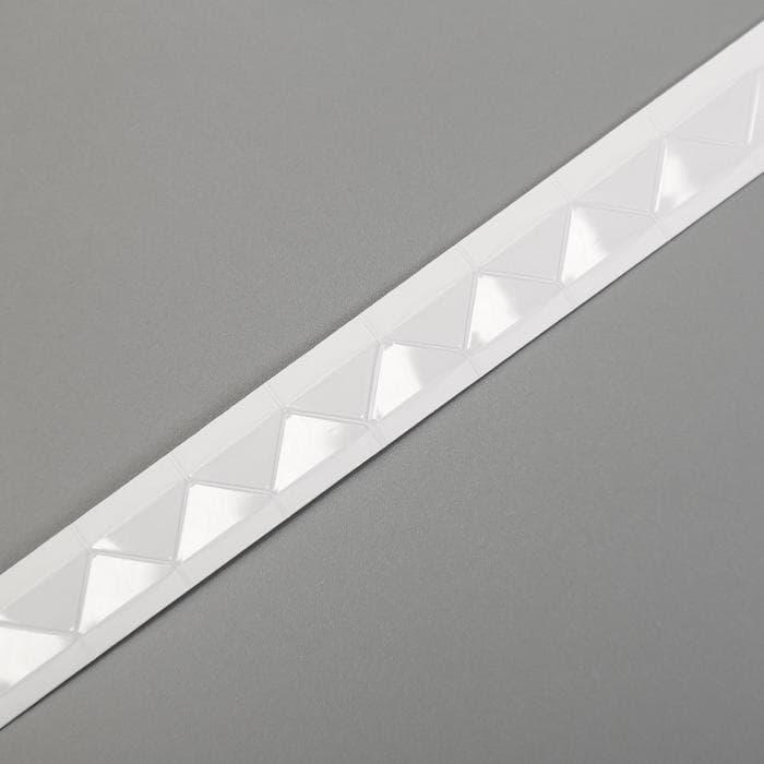 Набор уголков с кармашком для фотографий 250 уголков «Прозрачные на белом», 2 м×1.03 см