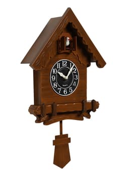 Часы настенные «Избушка», с кукушкой, плавный ход, 52×31 см