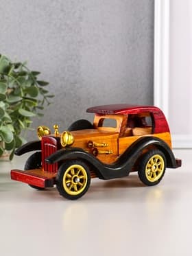 Фигурка дерево «Автомобиль с круглыми фарами», 9×8×20 см, МИКС