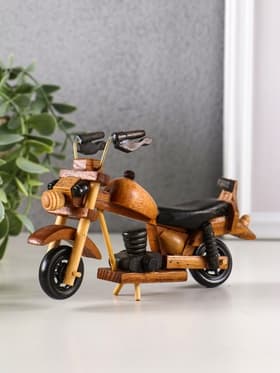 Фигурка дерево «Ретро. Мотоцикл», 11×4.5×16 см, МИКС