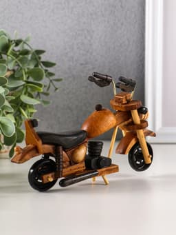 Фигурка дерево «Ретро. Мотоцикл», 11×4.5×16 см, МИКС