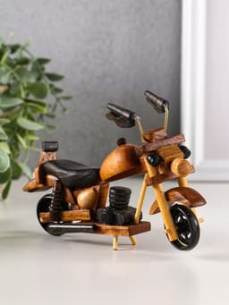 Фигурка дерево «Ретро. Мотоцикл», 11×4.5×16 см, МИКС