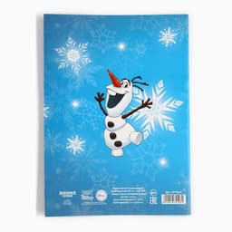 Картон белый, А4, 8 листов, немелованный, односторонний, в папке, 220, г/м², Холодное сердце