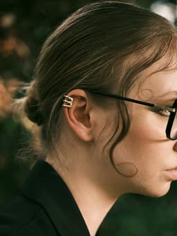 Серьги каффы «Классика», набор 3 шт. цвет золото