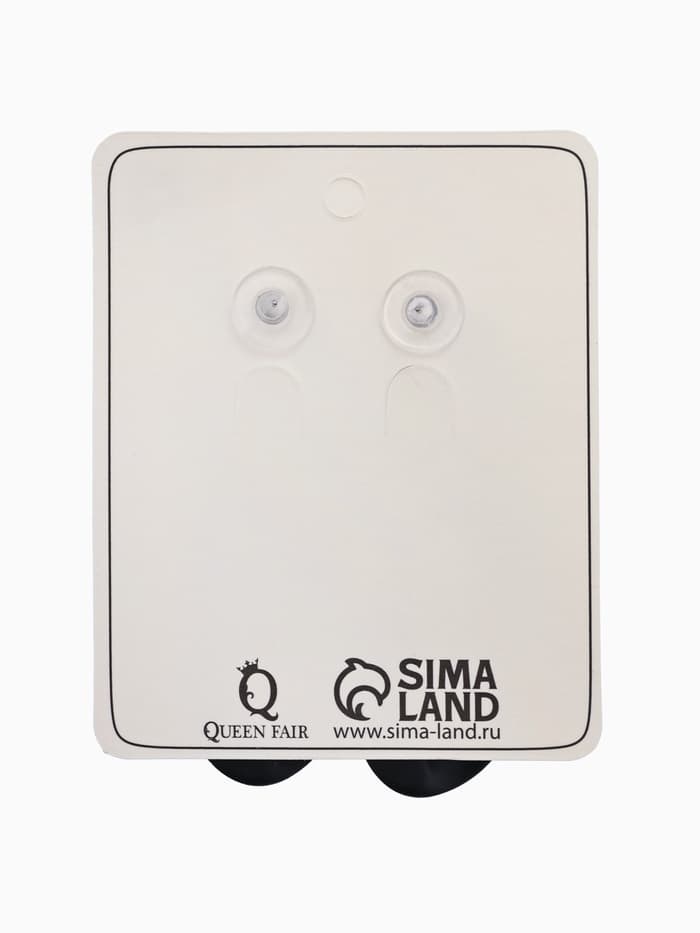 Серьги пластик «Цепь», восторг, малая, чёрные