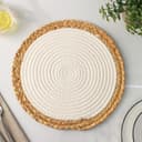 Салфетка сервировочная на стол Доляна «Мэг», d=30 см, белая