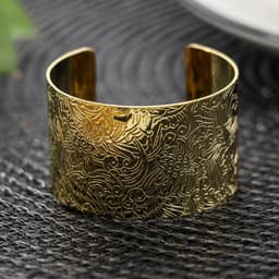Кольцо для салфетки «Марокко», 4.8×3 см, золотистое