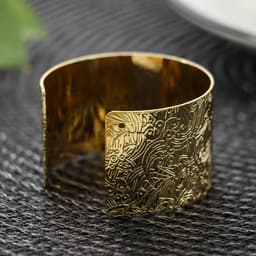 Кольцо для салфетки «Марокко», 4.8×3 см, золотистое