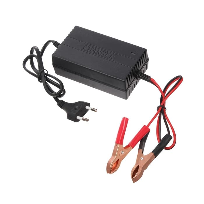 Зарядное устройство для АКБ автомобиля, 12 В, 1.7 А, 220 В, автомат, медные крокодилы