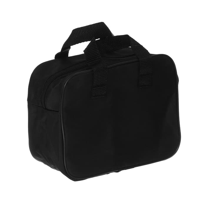 Компрессор автомобильный двухпоршневой, 12 В, фонарь, 25 л/мин, сумка, черный