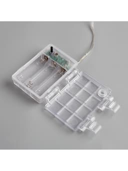 Светодиодная фигура «Олень серебристый» 25×30×10 см, металл, от батареек ААх3, свечение тёплое белое