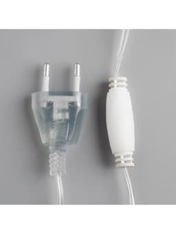 Светодиодная фигура «Звёзды серебристые» 20, 25, 30 см, металл, 220 В, свечение тёплое белое