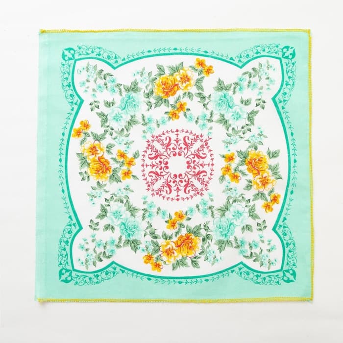 Платки носовые женские «Этель. Цветочный узор», 30×30 см, набор 12 шт.,100% хлопок, рисунок МИКС