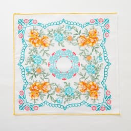 Платки носовые женские «Этель. Цветочный узор», 30×30 см, набор 12 шт.,100% хлопок, рисунок МИКС